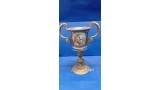 VASO PORCELLANA E BRONZO  ANNI 70