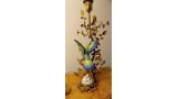 LAMPADA PORCELLANA E BRONZO FIRMATA MANGANI ANNI 70