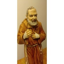 PADRE PIO PORCELLANA CAPODIMONTE FIRMATA MEDEA