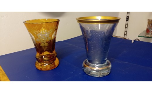 COPPIA BICCHIERI MURANO 