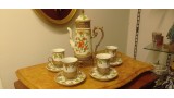 SET 4 TAZZE CAFFE E LATTIERA  FIRMA ACF