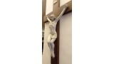 CROCE IN PORCELLANA BIANCA