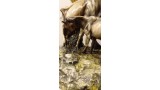 COPPIA CERVI PORCELLANA  CEDRASCHI