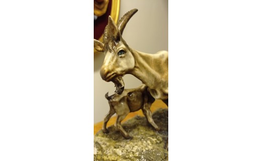 COPPIA CERVI PORCELLANA  CEDRASCHI