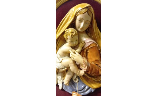 MADONNA PORCELLANA FIRMA CAPPE