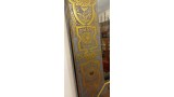 SPECCHIO IN LEGNO E ARGENTO