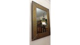 SPECCHIO IN LEGNO E ARGENTO