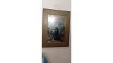 SPECCHIO IN LEGNO E ARGENTO