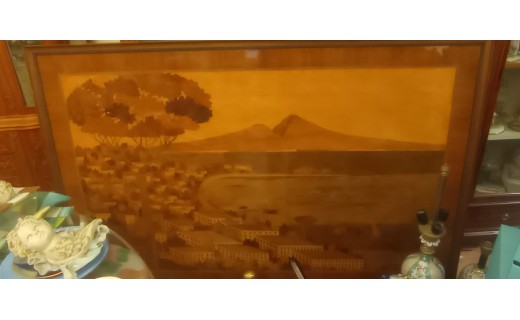QUADRO INTARSIATO NAPOLI 