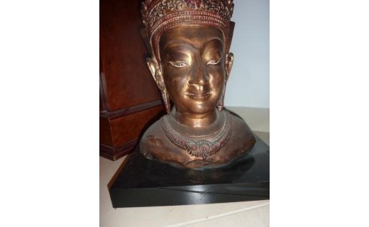 Indian face terracotta made 40 years ago