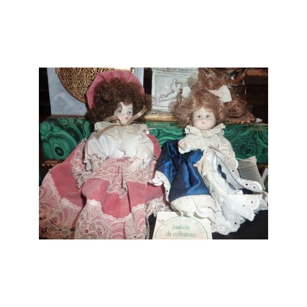 Coppia Bambole Di Porcellana - Marycharles Sorrento